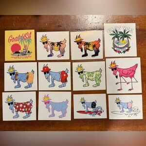GOAT USA Sticker Summer Set